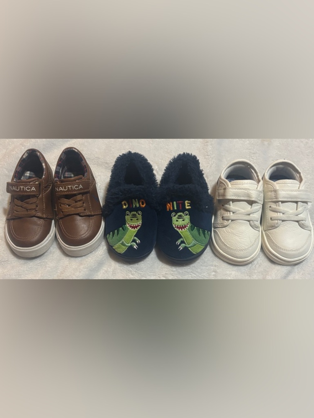 Toddler Boy Shoes Bundle Size 5 Nautica Carter’s + Slippers